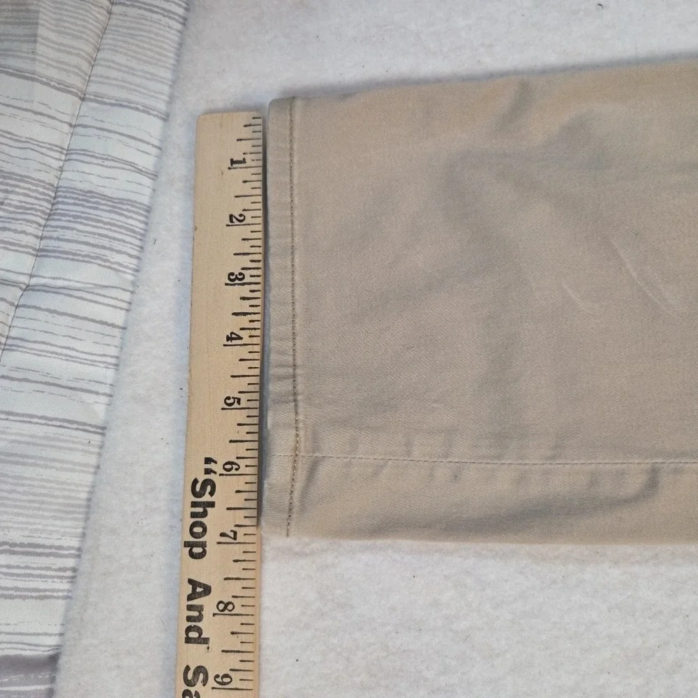 Polo Ralph Lauren Jeans Mens 32x32 Beige Stretch Slim Straight Fit 5 Pocket